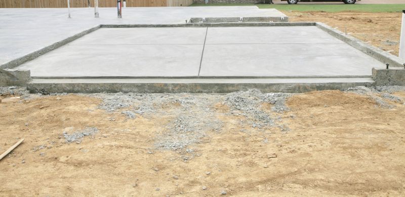 Backyard Slab Construction