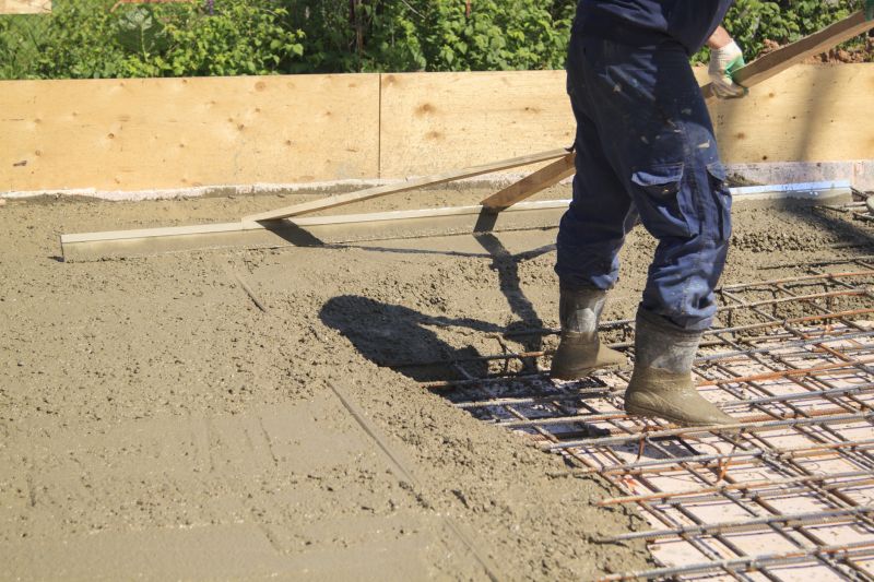 Concrete finishing tasks